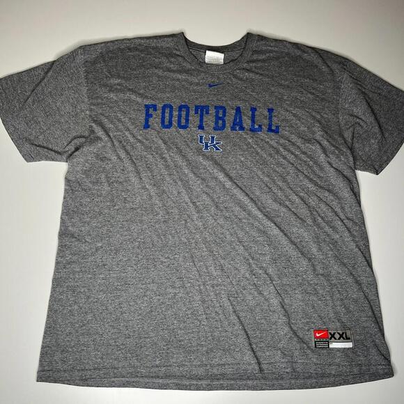 Nike Team UK Wildcats Football Gray T-Shirt Men’s XXL – Kentucky Wildcats - Picture 1 of 8